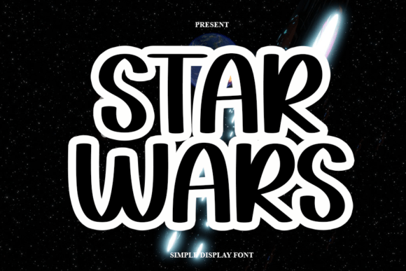 Star Wars Font Poster 1