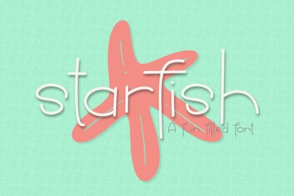Starfish Font Poster 1