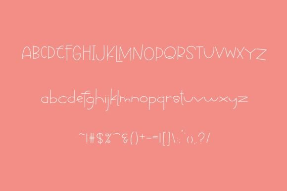Starfish Font Poster 2