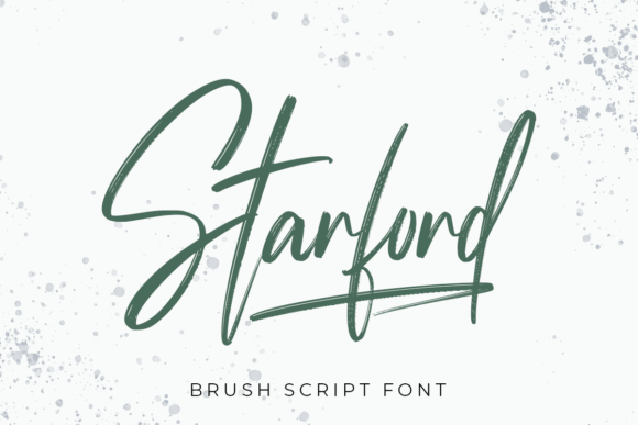 Starford Handwriting Brush Font Poster 1