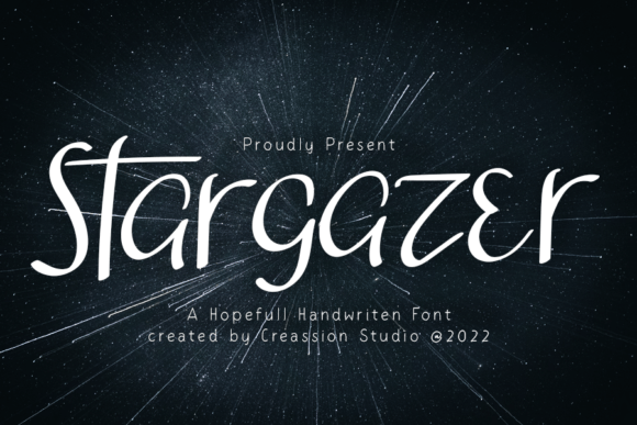 Stargazer Font Poster 1