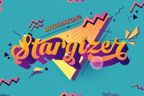 Stargizer Font Poster 1