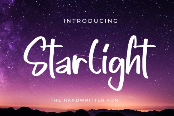 Starlight Font Poster 1