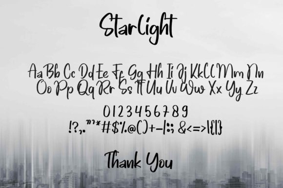 Starlight Font Poster 5