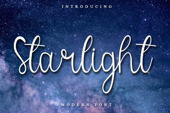 Starlight Font Poster 1