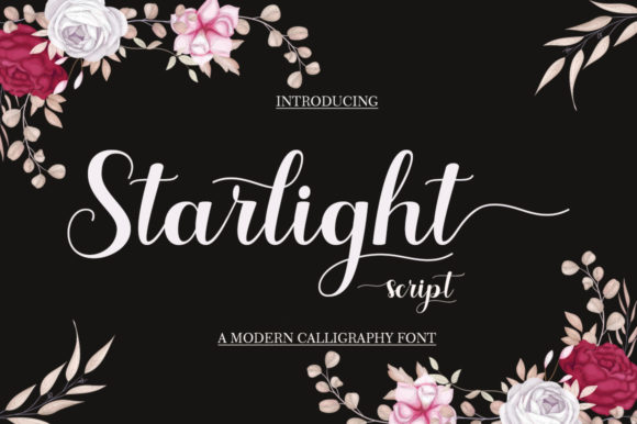 Starlight Script Font Poster 1