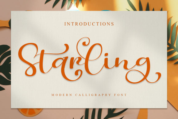 Starling Font Poster 1