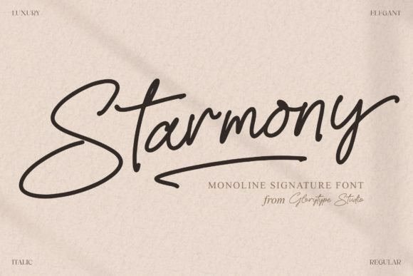 Starmony Font Poster 1