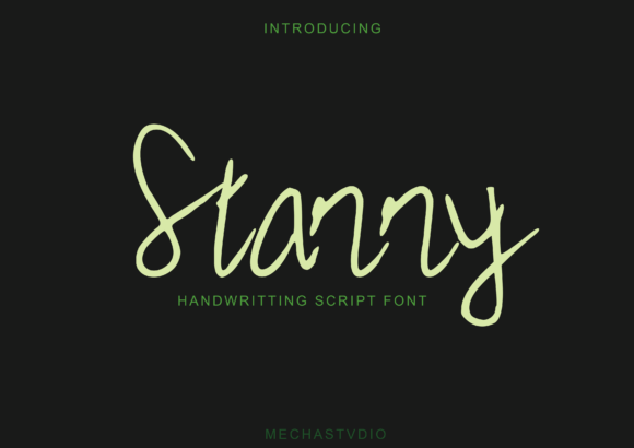 Starry Font Starry Font Poster 1