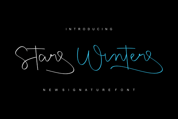 Starwinter Font Poster 1