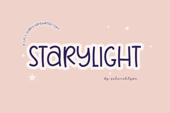 Starylight Font Poster 1