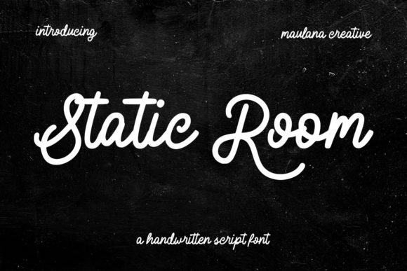 Static Room Font Poster 1