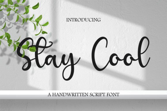 Stay Cool Font Poster 1