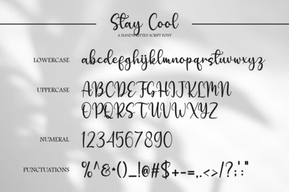 Stay Cool Font Poster 7