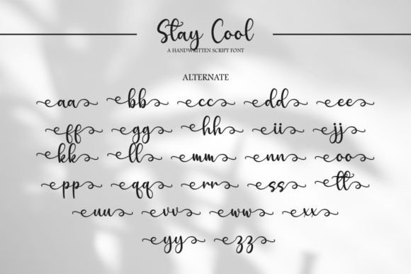Stay Cool Font Poster 8