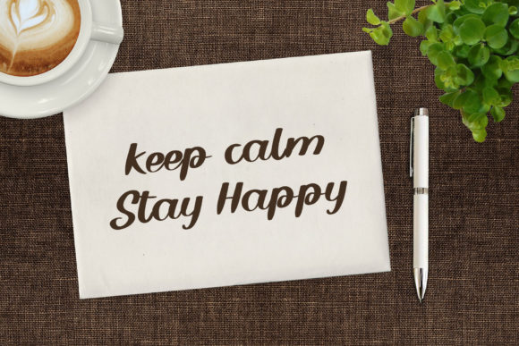 Stay Holiday Font Poster 4