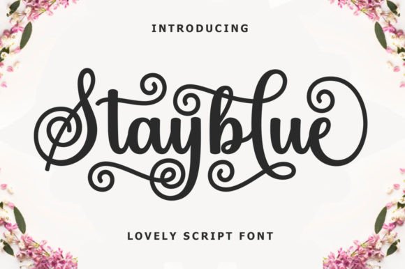 Stayblue Font Poster 1