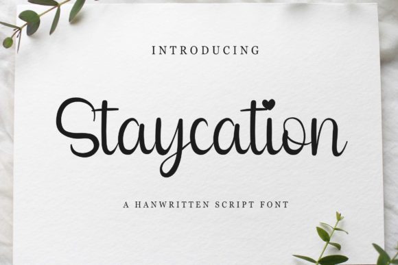 Staycation Font