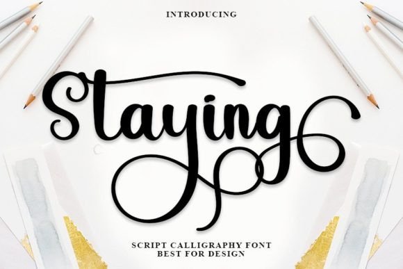 Staying Font Poster 1