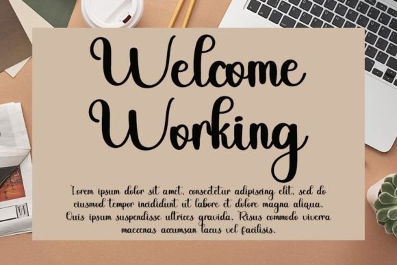 Staying Font Poster 3