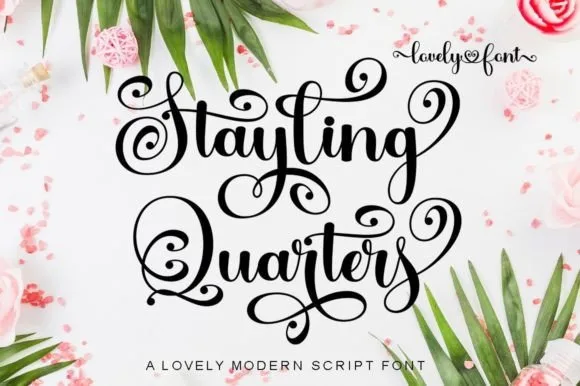 Stayling Quarters Font Stayling Quarters Font Poster 1