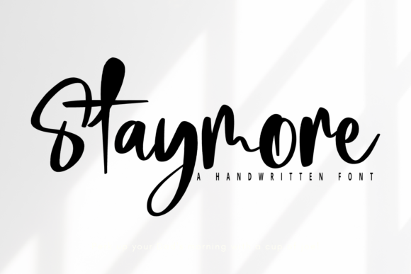 Staymore Font Poster 1