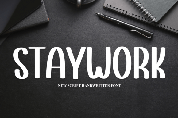 Staywork Font Poster 1