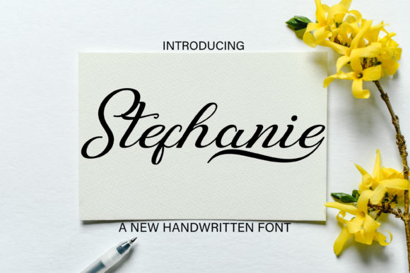 Stefhanie Font Poster 1