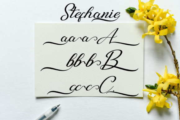 Stefhanie Font Poster 4