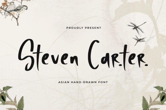 Steven Carter Font Poster 1