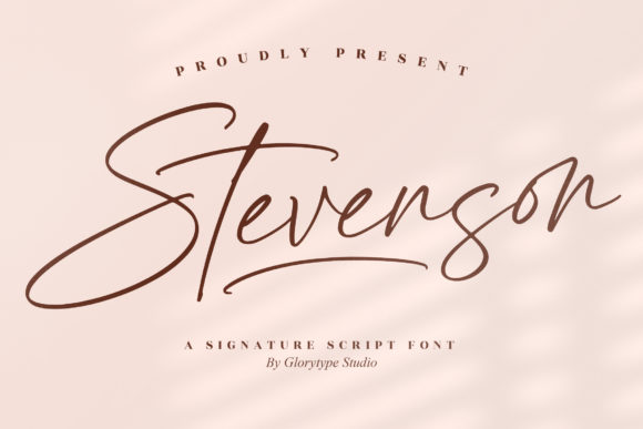 Stevenson Font Poster 1