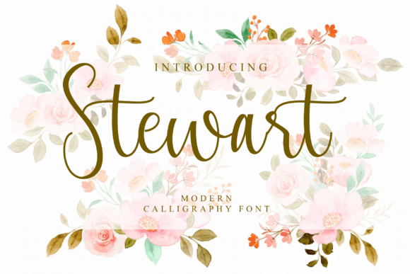 Stewart Font Poster 1