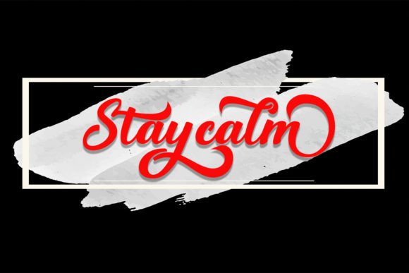 Sticker Font Poster 7