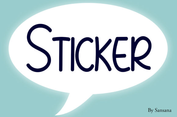 Sticker Font