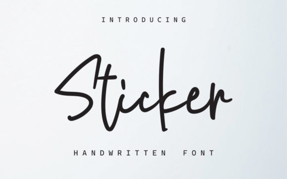 Sticker Font