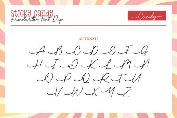 Sticky Candy Duo Font Poster 10