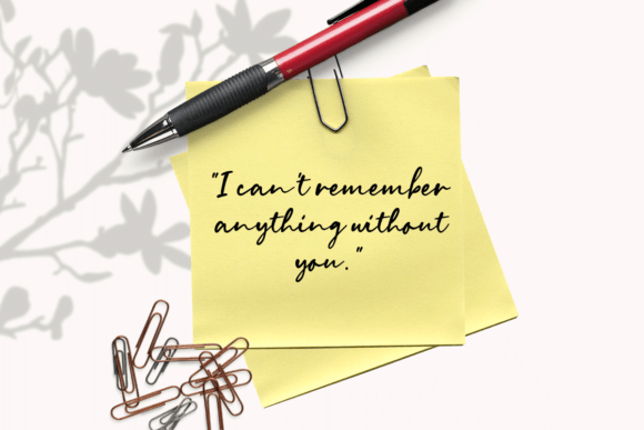 Still Night Font Poster 2