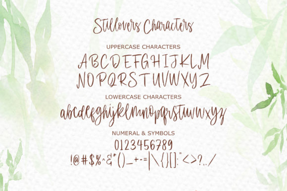 Stillovers Font Poster 6