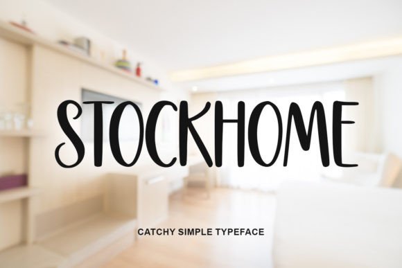 Stockhome Font Poster 1