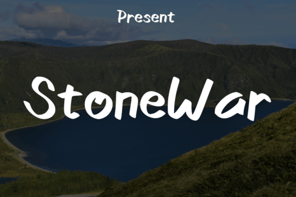 Stonewar Font Poster 1