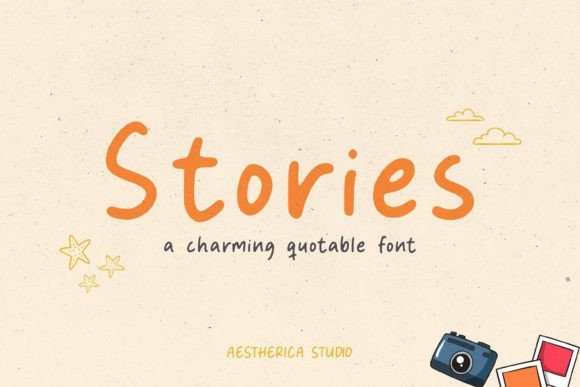 Stories Font Poster 1