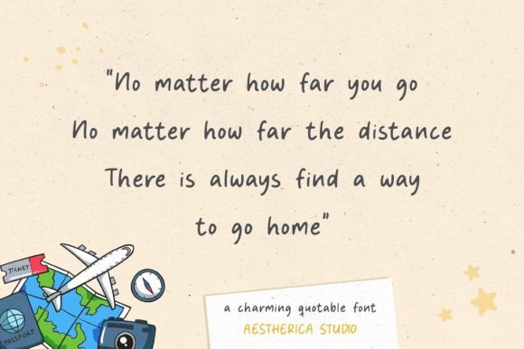 Stories Font Poster 3