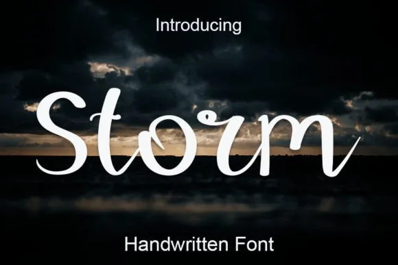 Storm Font Storm Font Poster 1
