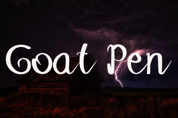 Storm Font Poster 2