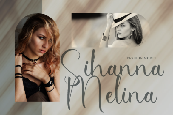 Stormy Natasha Font Poster 2