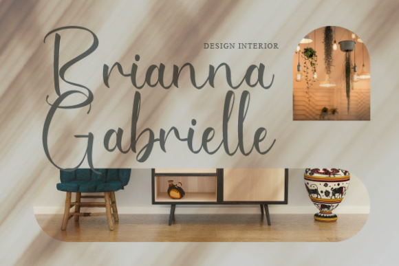 Stormy Natasha Font Poster 3