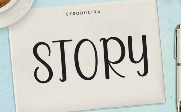 Story Font Poster 1