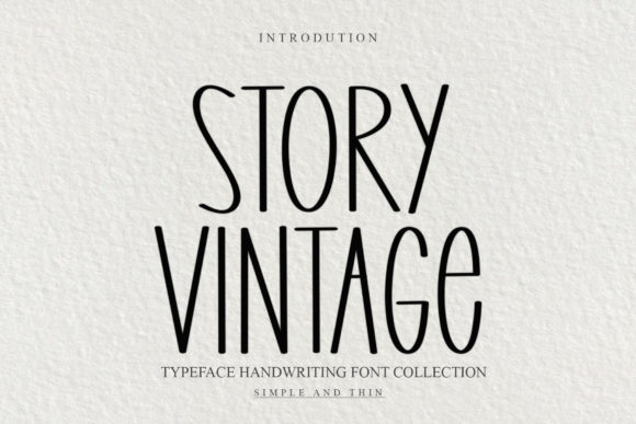 Story Vintage Font