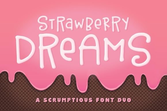Strawberry Dreams Font Poster 1