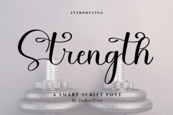Strength Font Poster 1